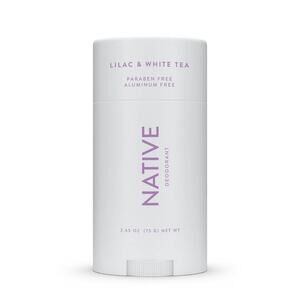 Native Deodorant  Aluminum Free  Lilac & White Tea  for Women and Men  2.65 Oz